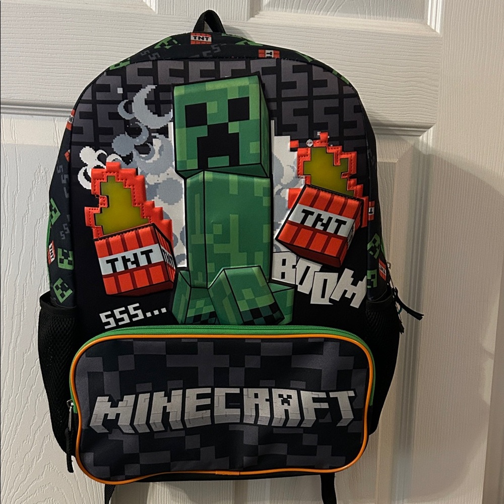 Minecraft Tnt Light Up Backpack - image 1
